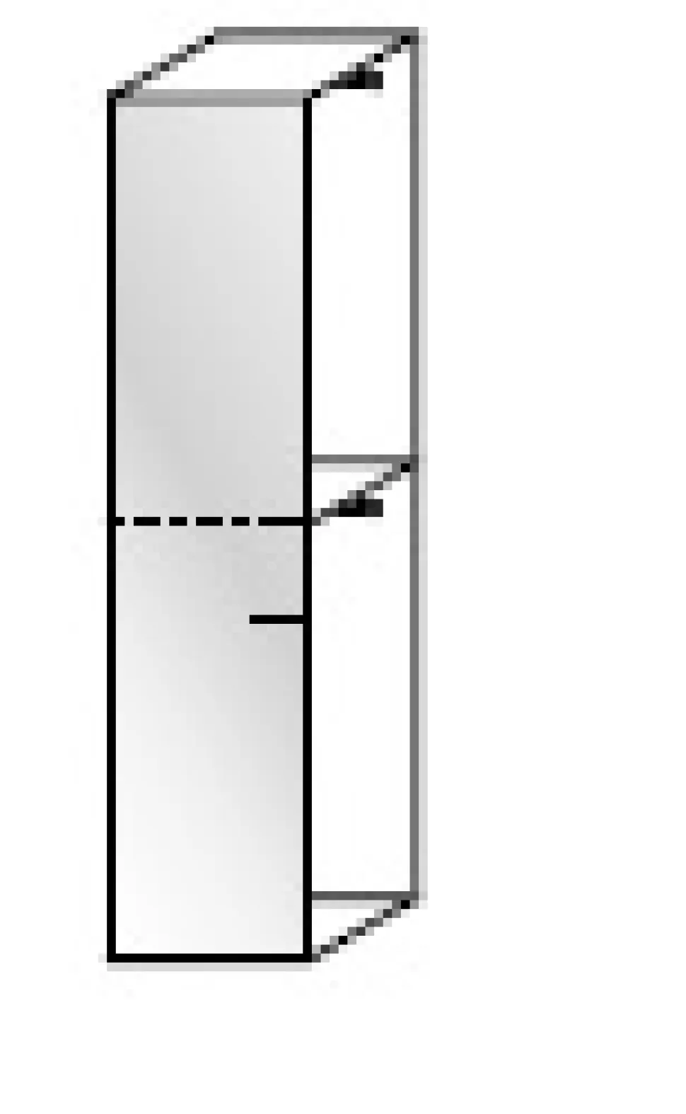 Angolo cabina armadio componibile modulare disponibile in 2 altezze e 15 colori