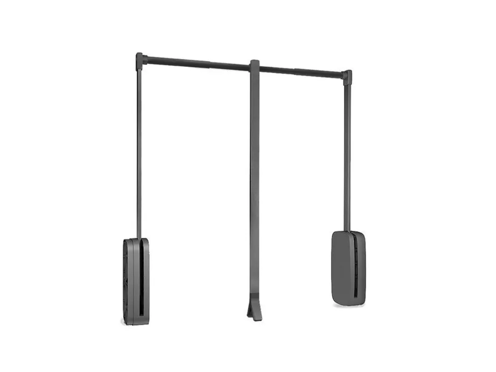 Appendiabiti per armadio Sling, disponibile in 3 misure e 3 colori in Acciaio e Tecnoplastica.