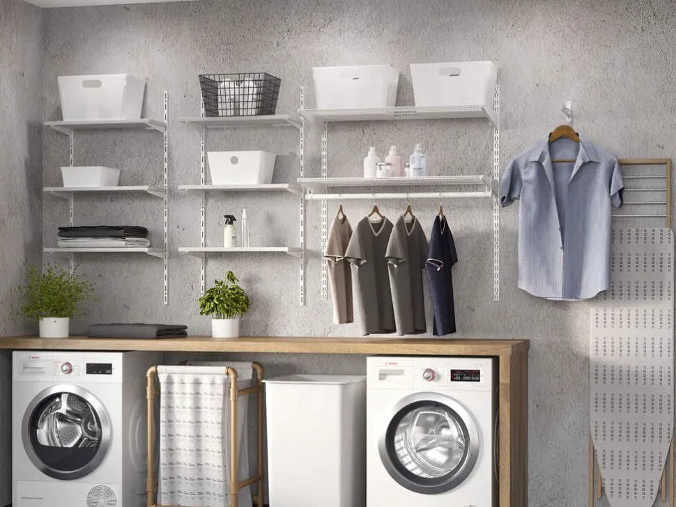 Appendiabiti per cabina armado Jagmet in Acciaio Verniciato bianco