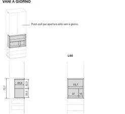 Armadio angolare 5 ante con cabina e specchio Grigio seta e Rosa confetto disponibile in 2 misure e vari colori