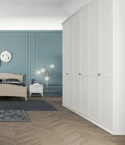 Armadio 6 ante battenti con telaio Carlotta linea Ginevra disponibile in 2 misure e vari colori