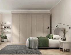 Armadio 6 ante battenti con telaio linea Ginevra disponibile in 2 misure e vari colori