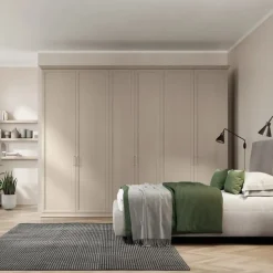 Armadio 6 ante battenti con telaio linea Ginevra disponibile in 2 misure e vari colori