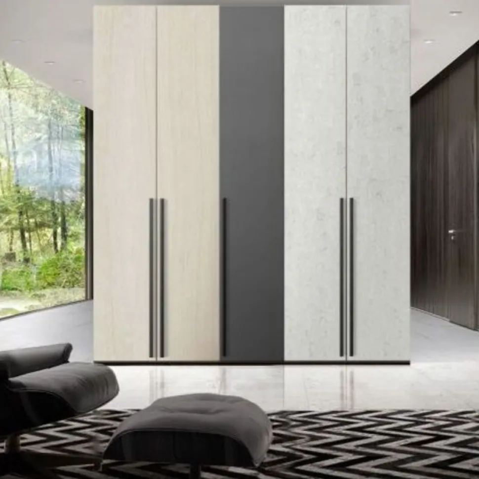 Armadio 5 ante battenti Davis linea Volo disponibile in 2 misure e 15 colori