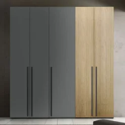 Armadio 5 ante battenti Flora linea Volo disponibile in 2 misure e 15 colori