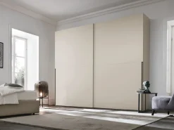 Armadio ante scorrevoli componibile con maniglia integrata Olivia disponibile in varie misure e colori