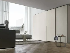 Armadio ante scorrevoli componibile con maniglia integrata Olivia disponibile in varie misure e colori