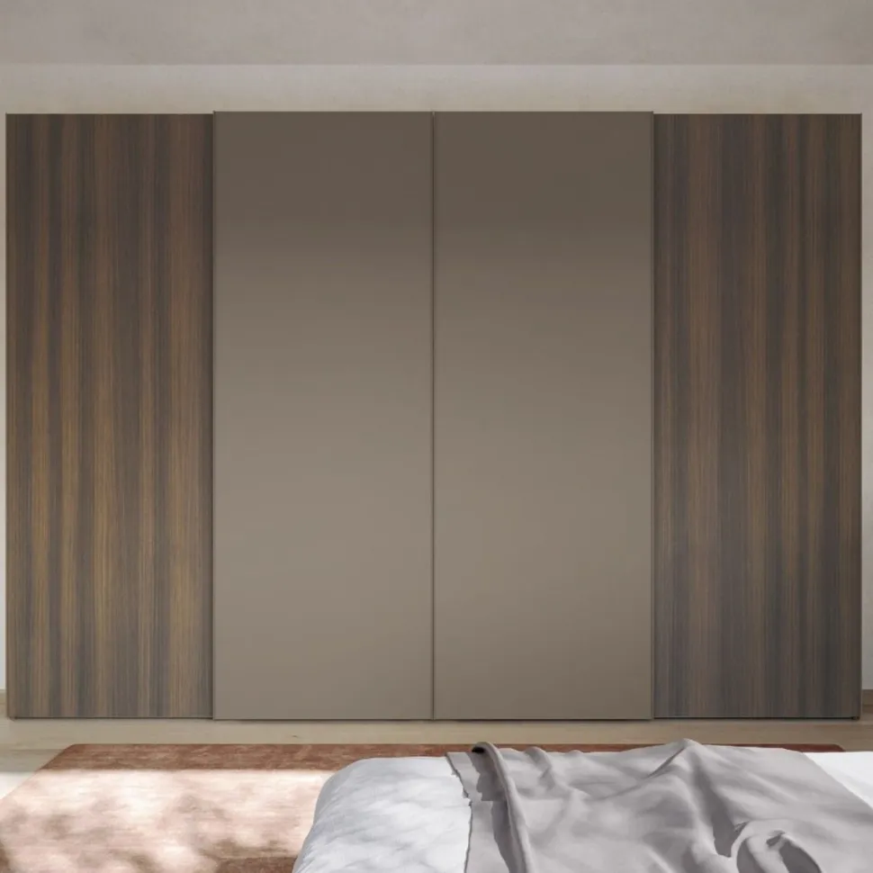 Armadio 4 ante scorrevoli David linea Lotto disponibile in 4 misure e 21 colorazioni