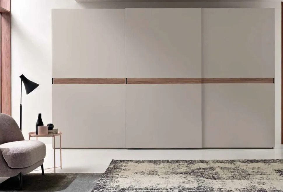 Armadio 3 ante scorrevoli Debby linea Domino disponibile in vari colori