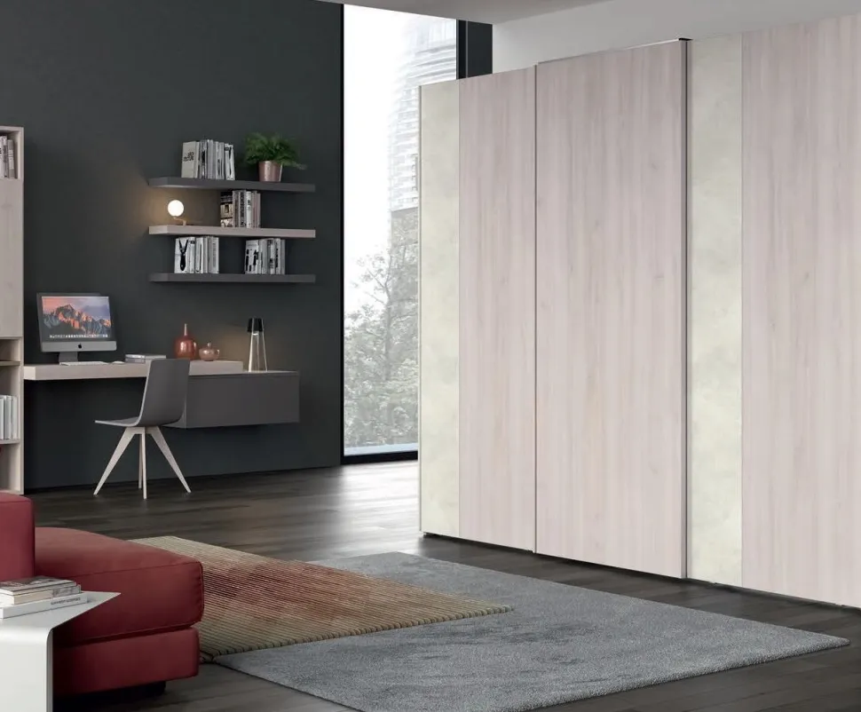 Armadio 3 ante scorrevoli Line linea Lotto disponibile in 21 colorazioni