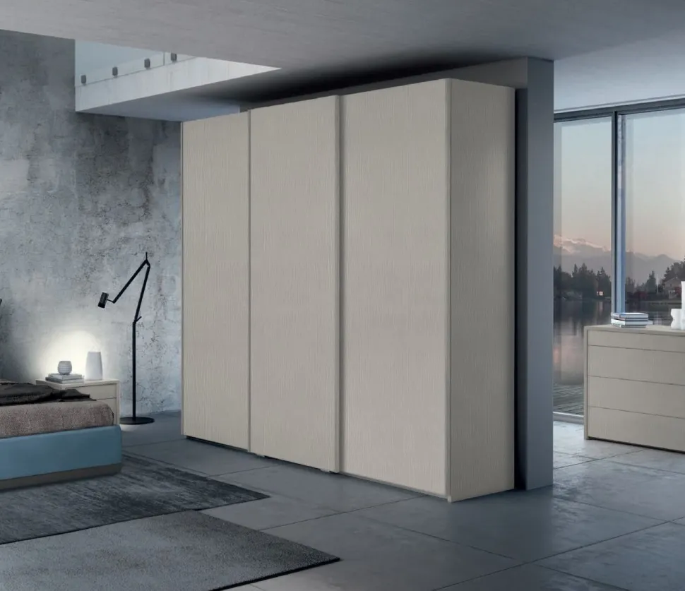 Armadio 3 ante scorrevoli modello Cruz linea Airone disponibile in 3 misure