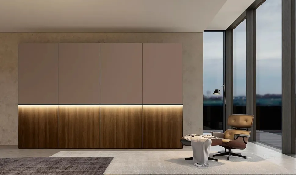 Armadio 4 ante scorrevoli Ponza linea Lotto disponibile in 2 misure e 21 colorazioni