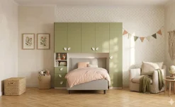Armadio a Ponte 5 Ante e 3 Cassetti, L 245 cm disponibile in 4 colori