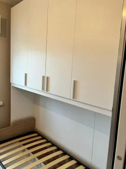 Armadio a Ponte L 300 cm con 6 ante e 4 cassetti Colori Personalizzabili