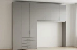 Armadio a Ponte modello Melissa 7 Ante e 4 Cassetti L 317 cm 15 colorazioni