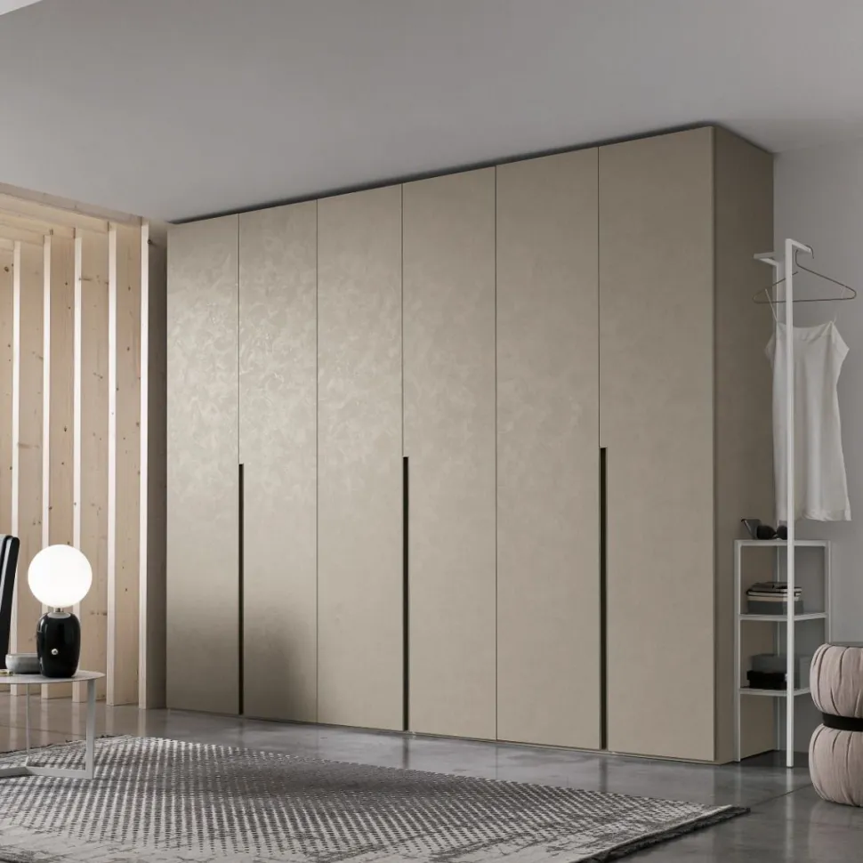 Armadio battente componibile con maniglia integrata Doroty disponibile in varie misure e colori