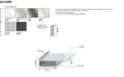 Armadio battente componibile con ante in vetro e telaio in alluminio disponibile in 33 misure e vari colori