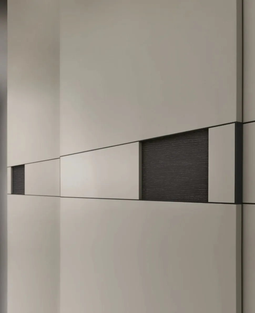 Armadio componibile ante scorrevoli con maniglia a incasso Cipro disponibile in varie misure e colori