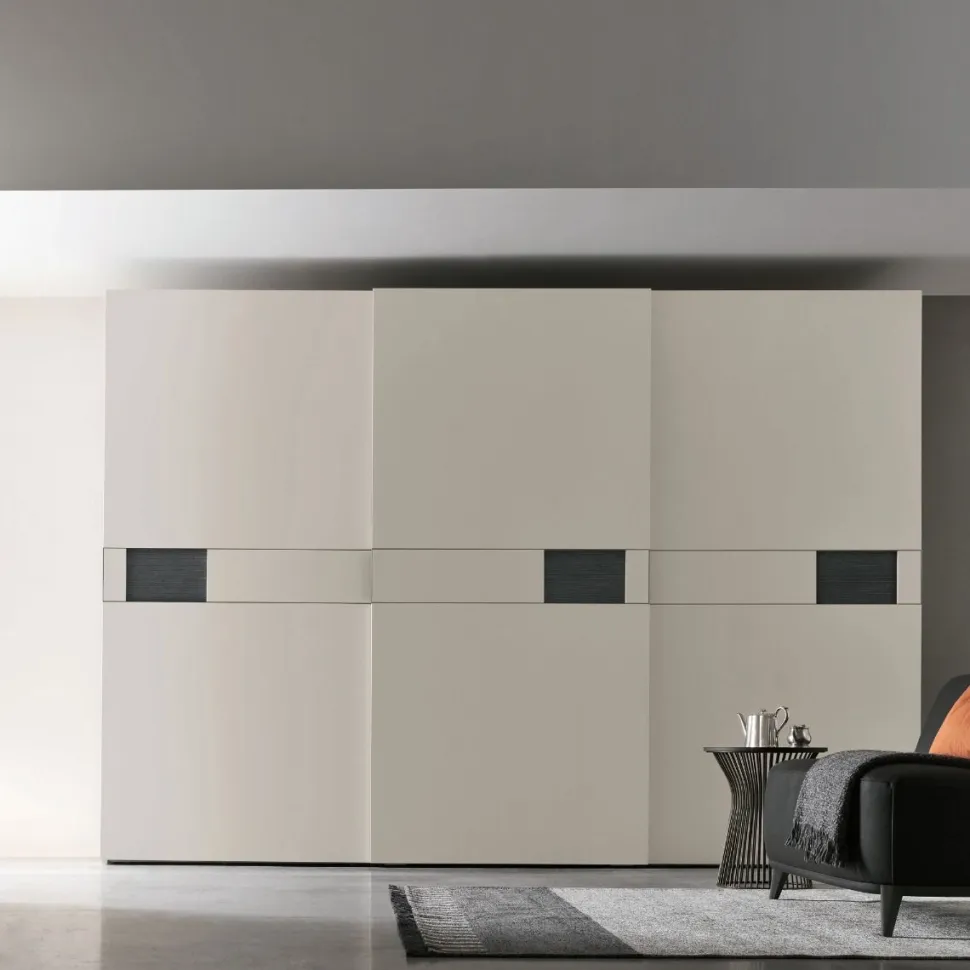 Armadio componibile ante scorrevoli con maniglia a incasso Cipro disponibile in varie misure e colori