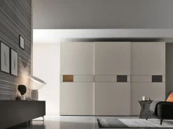 Armadio componibile ante scorrevoli con maniglia a incasso Cipro disponibile in varie misure e colori