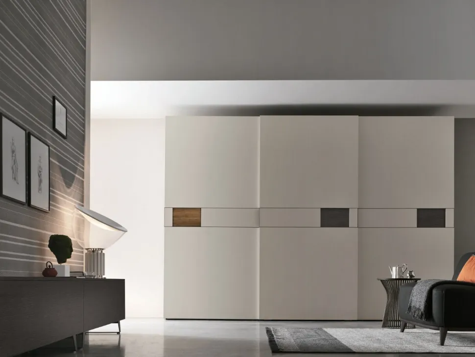Armadio componibile ante scorrevoli con maniglia a incasso Cipro disponibile in varie misure e colori