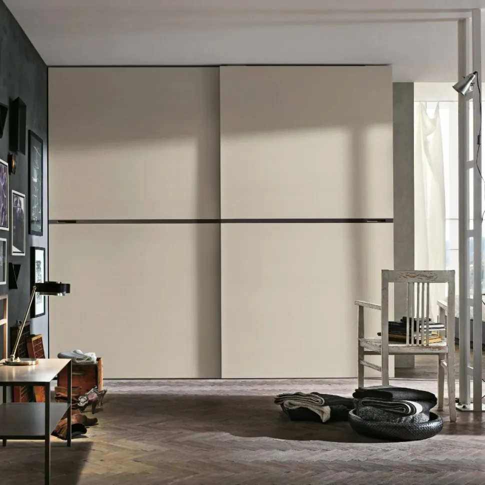 Armadio componibile ante scorrevoli con maniglia integrata Nilo disponibile in varie misure e colori