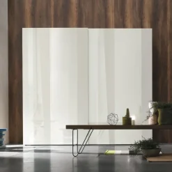 Armadio componibile ante scorrevoli con inserti in vetro Palma disponibile in varie misure e colori