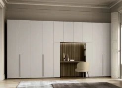 Armadio con consolle 10 ante battenti linea Lotto disponibile in 2 misure e 20 colorazioni