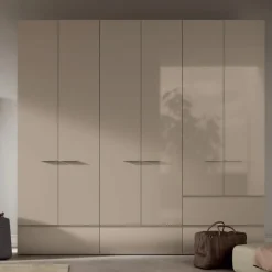 Armadio Frido 6 ante battenti e 4 cassettoni linea Lotto disponibile in 21 colorazioni