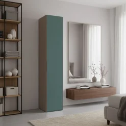 Armadio guardaroba 1 anta Bianco Opaco moderno, disponibile in varie misure e modelli