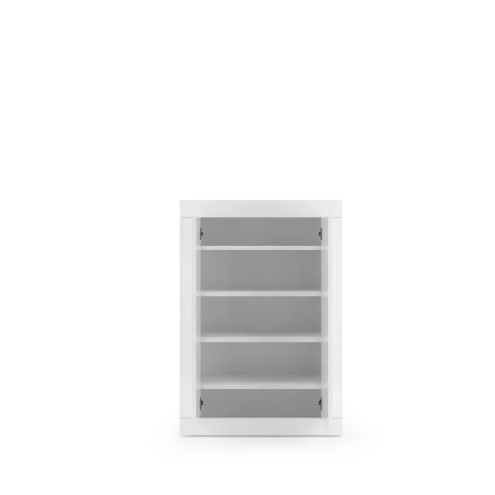 Armadio Multiuso due ante linea Basic in finitura Bianco Lucido con grafica