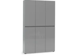 Armadio scarpiera stretta 6 ante battenti Master disponibile in 2 colori