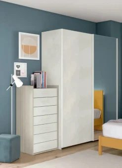 Armadio Scorrevole 2 ante con specchio Free disponibile in 2 misure e 13 colorazioni