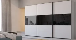 Armadio Scorrevole 3 ante con Tv Vision