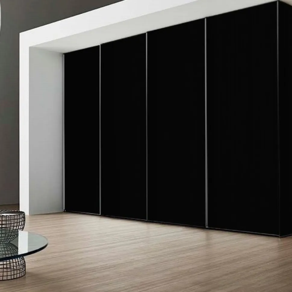 Armadio Scorrevole 4 ante four Black linea New Season