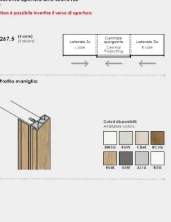 Armadio Scorrevole 3 ante Free personalizzabile con grafica