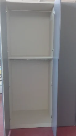 Armadio Seri 6 ante battenti finitura Baltico Laccato Opaco