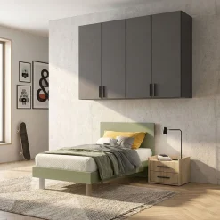 Armadio sospeso a Ponte Melissa L165/180/ 195 /210/ 240 /255 cm 15 colorazioni