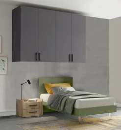 Armadio sospeso a Ponte Melissa L165/180/ 195 /210/ 240 /255 cm 15 colorazioni