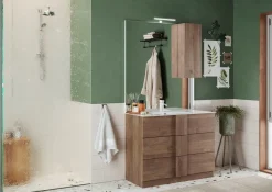 Bagno a tre cassetti Oregon in finitura Rovere Mercure