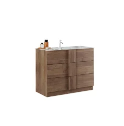 Bagno a tre cassetti Oregon in finitura Rovere Mercure
