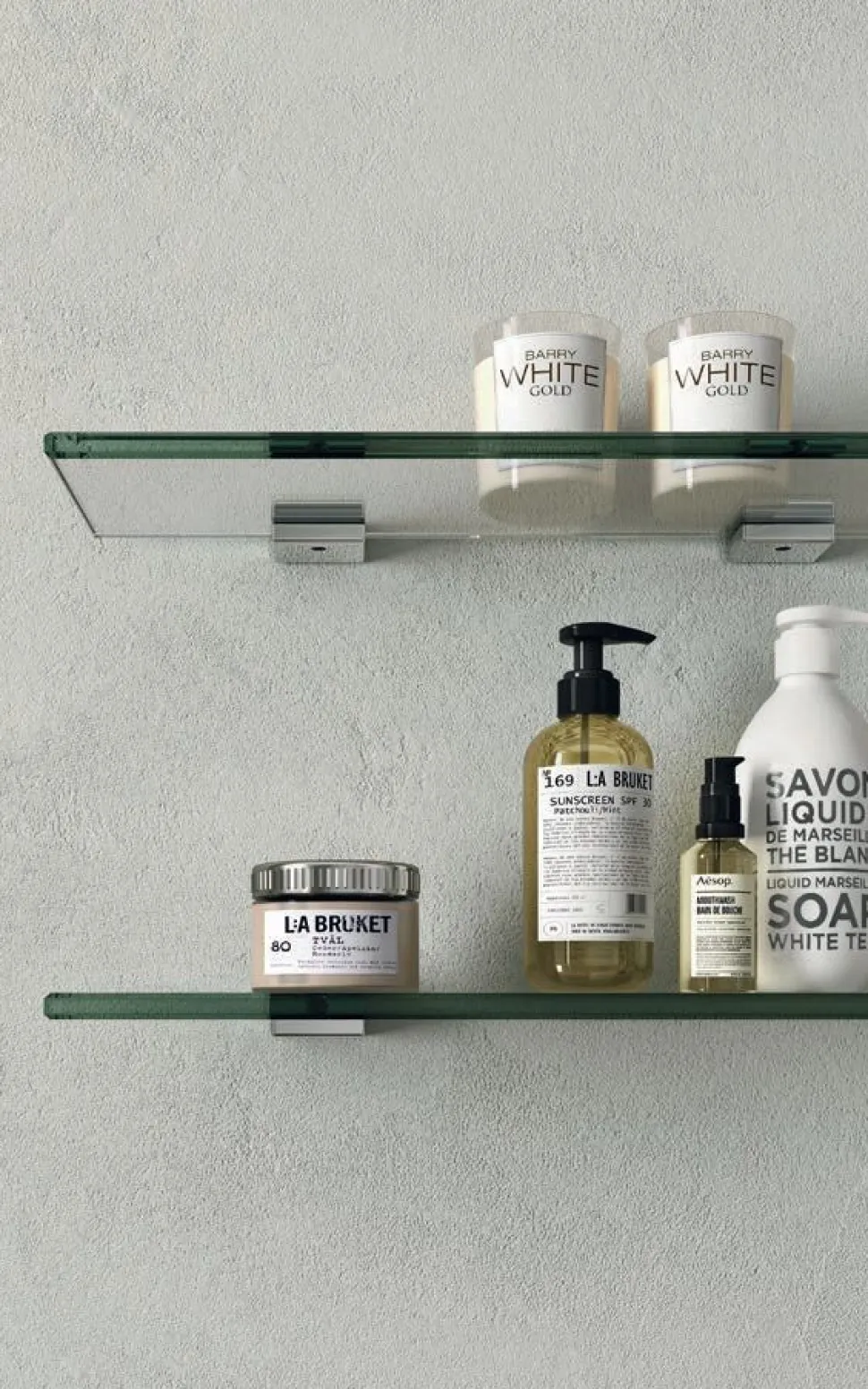 Bagno sospeso 2 ante con maniglia a gola Daniela disponibile in 5 colori