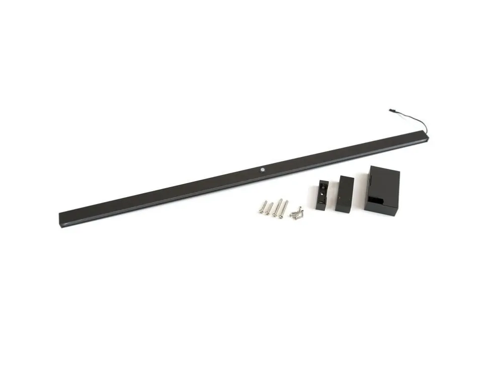 Barra Appendiabiti per armadi con luce LED Castor, batteria estraibile e sensore di movimento,in Tecnoplastica e alluminio