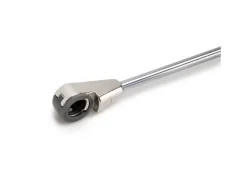 Braccetto per porta elevabile Thin, diametro 12 mm, con agganci, 5 kg, Acciaio e Tecnoplastica, Verniciato nichel opaco