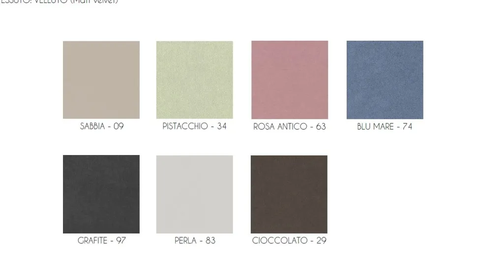 Camera matrimoniale con armadio scorrevole Chiara linea Chèrie in finitura Cashmere e Rovere Mercure