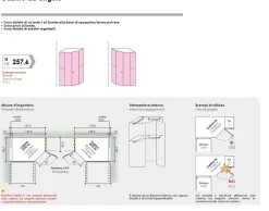 Cameretta a ponte con Cabina Armadio in Grigio Dorian e Verde Oliva componibile 15 colorazioni