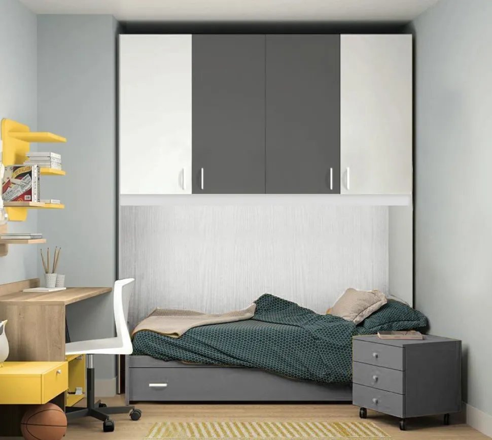 Cameretta a Ponte H 197/229/261cm