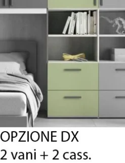 Cameretta a Ponte Melissa L 420 cm 15 colorazioni