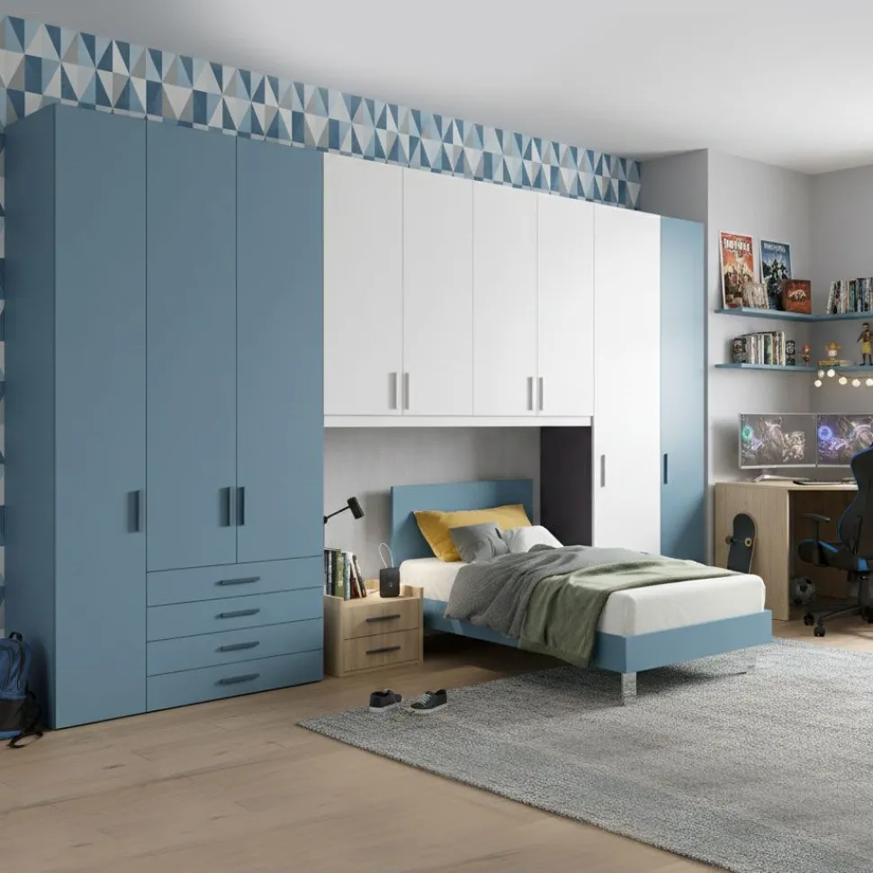 Cameretta a Ponte Melissa L 420 cm 15 colorazioni