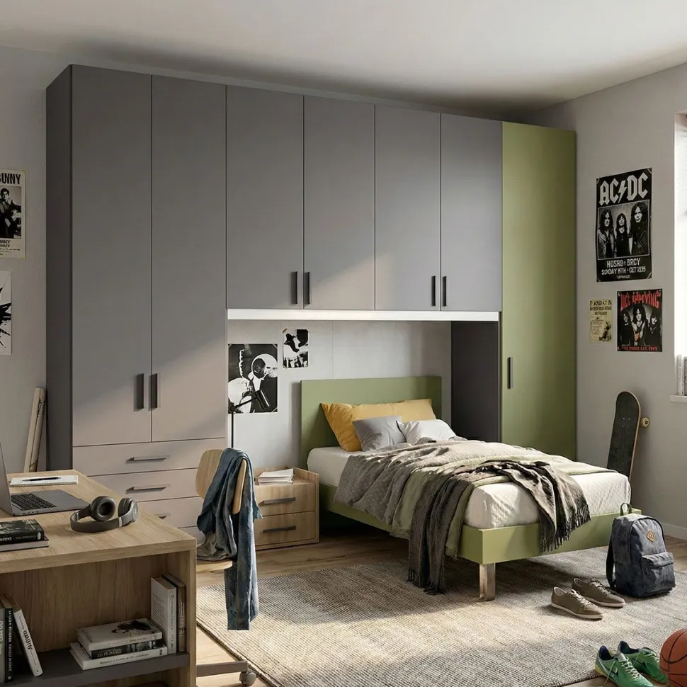Cameretta a Ponte Melissa L 330 cm 15 colorazioni